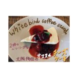 大阪梅田のおすすめチーズケーキ【white bird coffee stand】